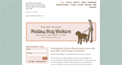 Desktop Screenshot of middaydogwalkers.com